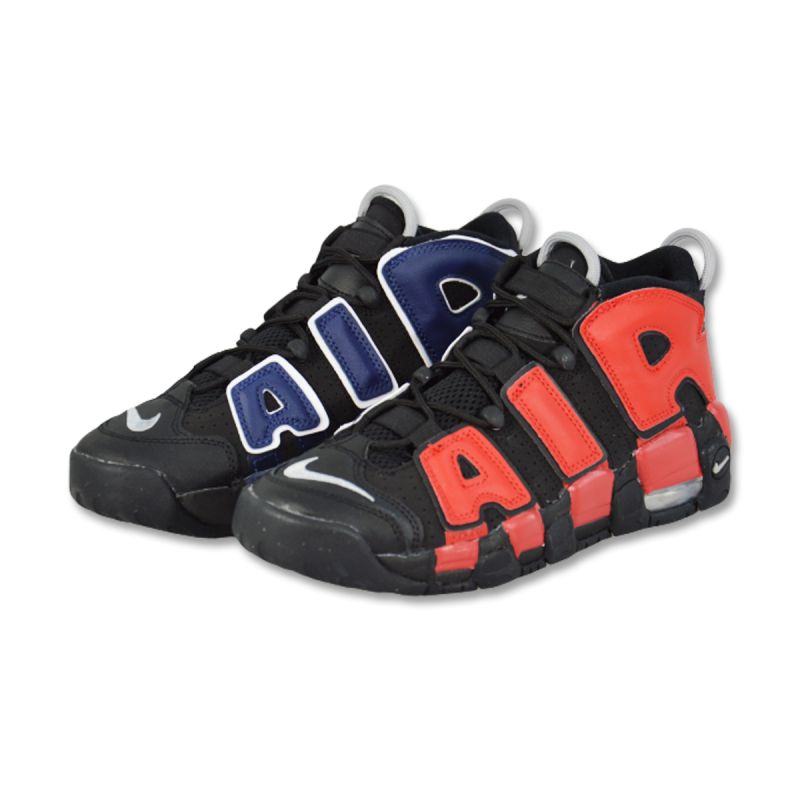 Nike Air More Uptempo Men's Sports Black Red - DM0017-001 sötétkék kosárlabdacipő