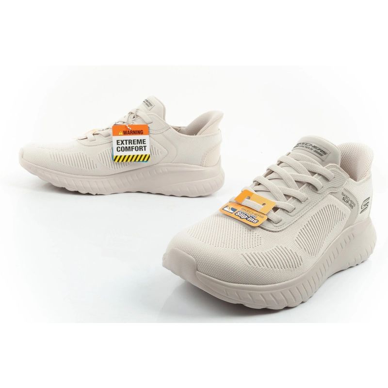 Skechers Bobs Squad Chaos SLIP-INS ecru men's sneakers utcai cipő