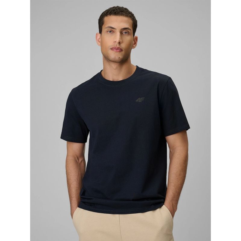 Men's regular plain T-shirt 4F 4FRSS26TTSHM4087-31S shirts