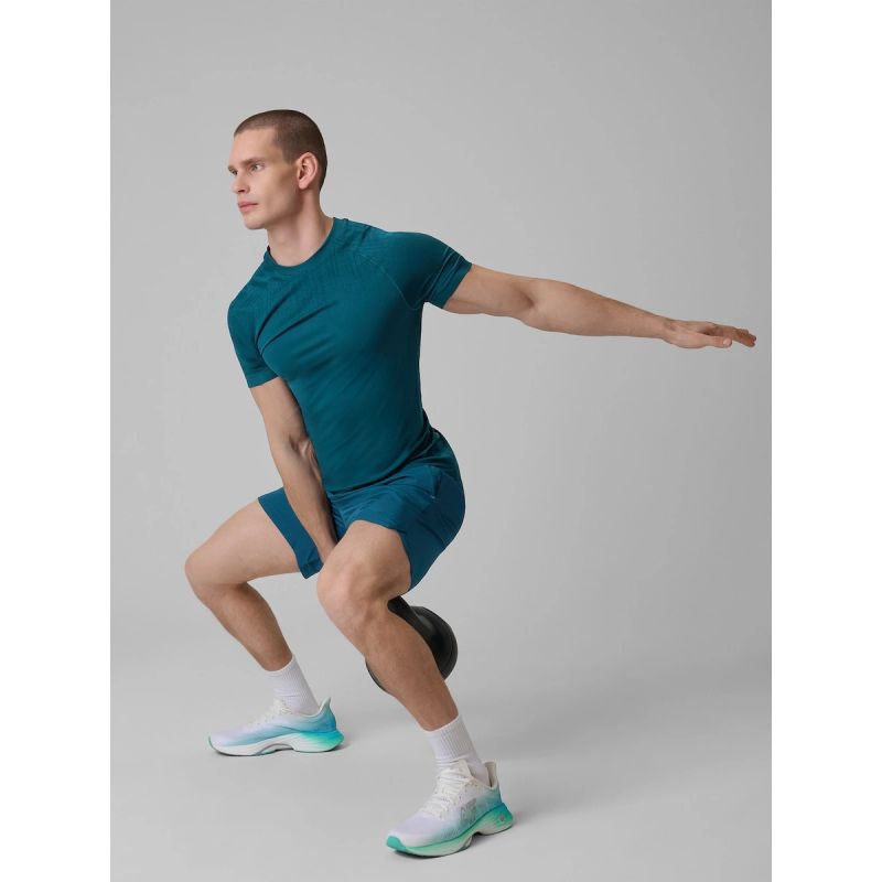 Men's seamless slim training shirt 4F