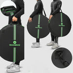 Rockbros D40 transport cover for ø74cm wheel - black fekete covers