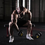 HMS Rubber-coated dumbbell 9kg HG PRO súlyzó 17-66-152