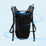 Rockbros H32 Hydration Backpack with 2L Water Reservoir for Cycling and Running - Black fekete hátizsák