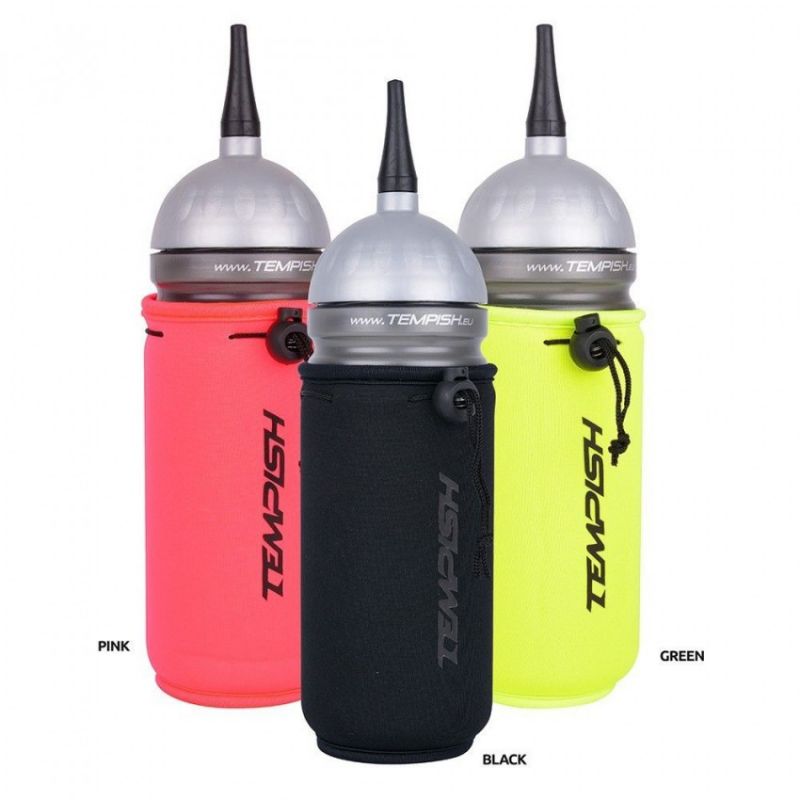 Tempish 1240000108 thermal water bottle cover czarny water bottles, covers, training equipment, tourist equipment