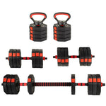 Enero COMPOSITE Dumbbell KETTLEBELL 4IN1 20KG FIT dumbbell, strength training equipment, training equipment