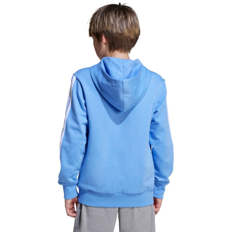 adidas Essentials Hoodie 225 Blue JN2424 128 cm kapucnis pulóver