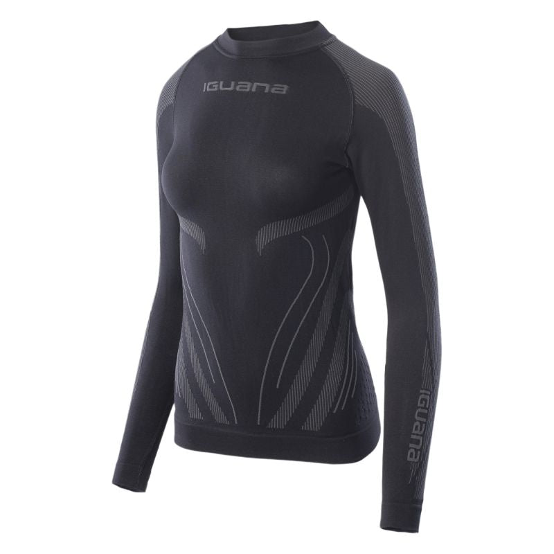 Iguana Gambit W Top W Thermoactive T-shirt fekete termoaktív ruha 92800556710