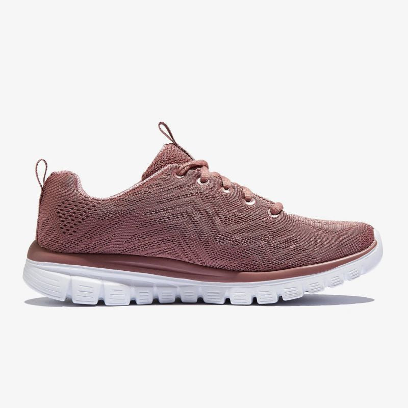 Skechers Graceful Get Connected Pink Women's Sneakers (12615-MVE) Cipő