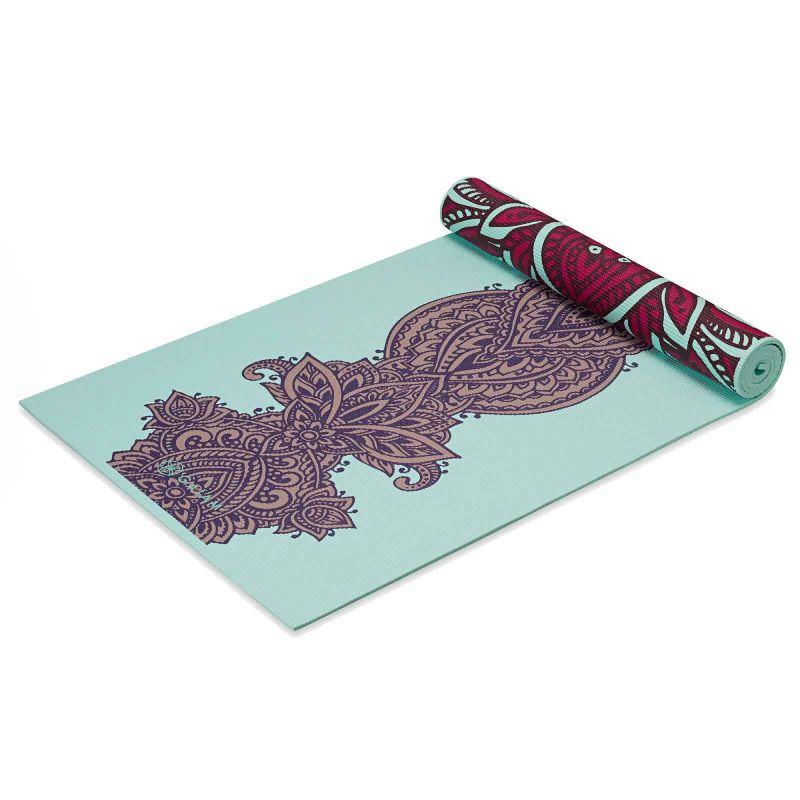 Gaiam Ara Rouge Double-Sided Yoga Mat 6 mm 63368 Edzőfelszerelés
