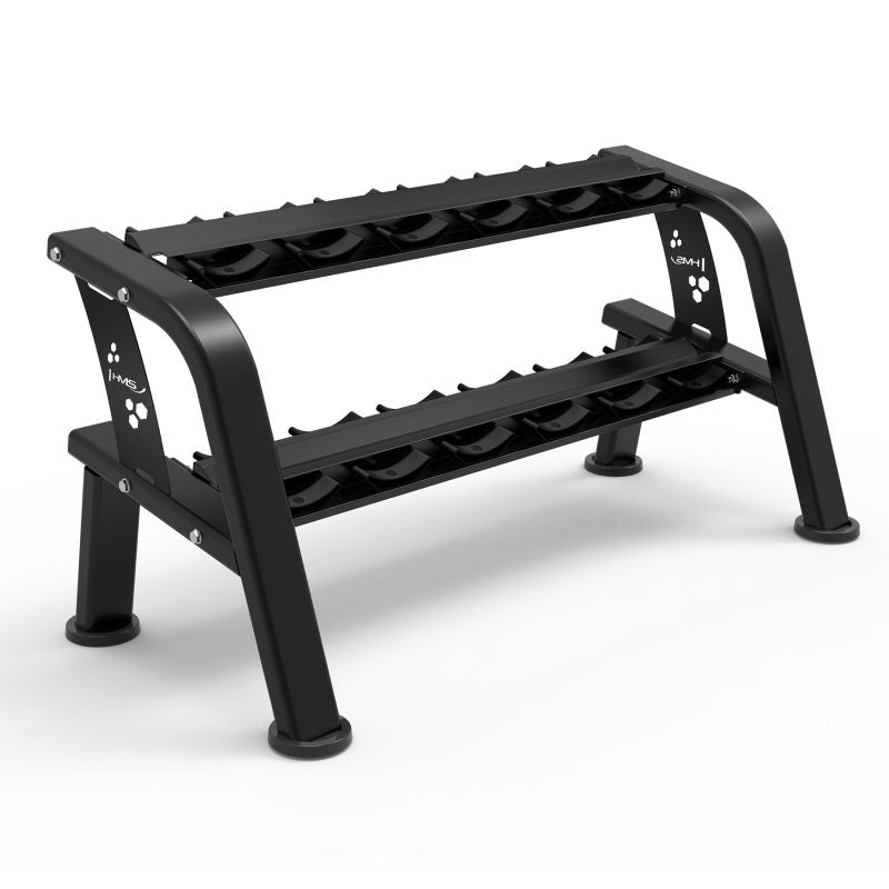 HMS Str48 Double-Row Dumbbell Rack 6 Pairs Commercial póló 16-01-263