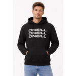 O'Neill men's sweatshirt with kangaroo pocket, Triple black, fashionable fekete pulóver