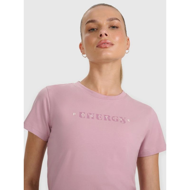 4f Women's T-shirt with print 4FRAW25TTSHF3228-56S Egyéb