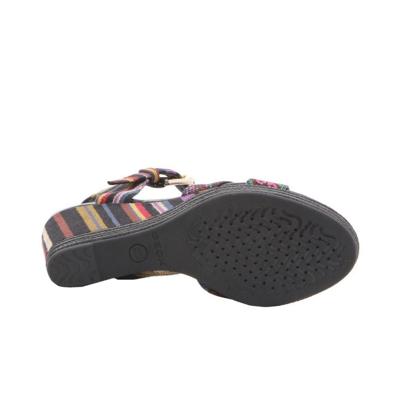 Geox W D82P6G 000AW C0042 wedge színes utcai cipő