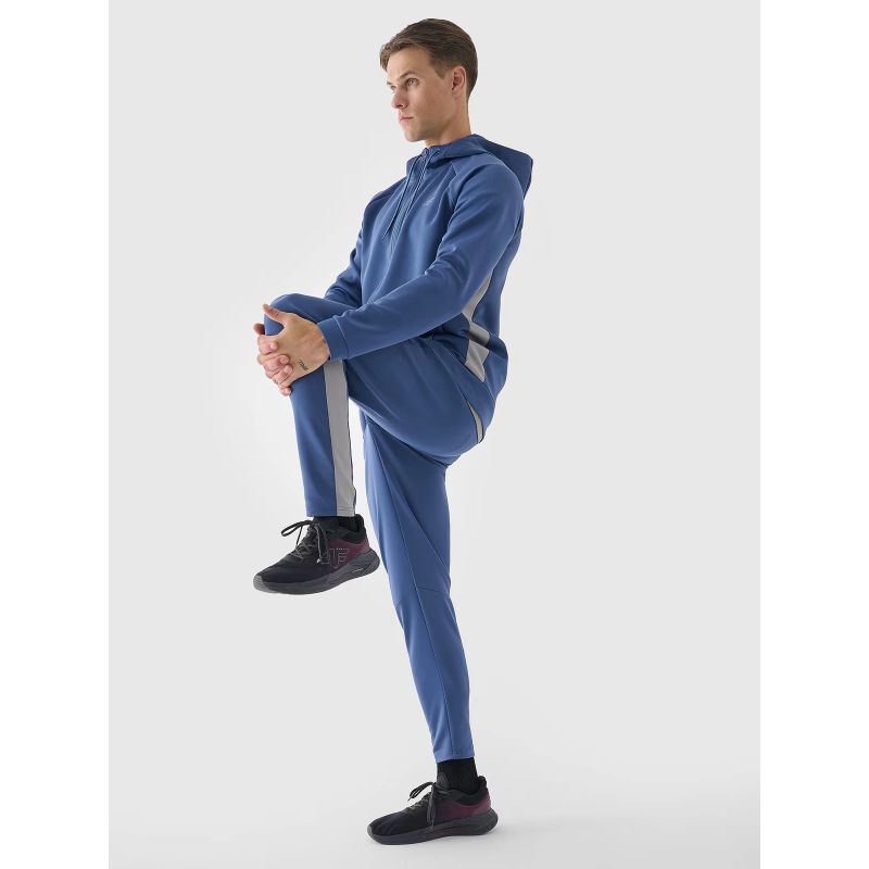 Men's training sweatshirt with a hood 4F 4FWAW24TFSWM405-32S 3xl kapucnis pulóver