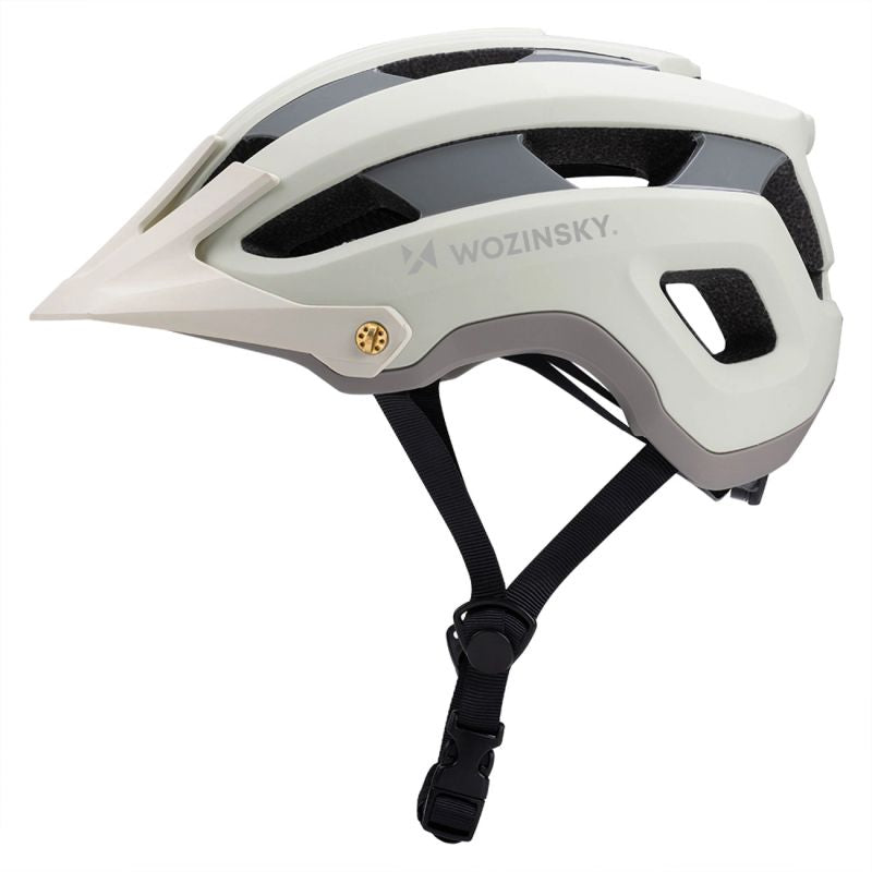 Wozinsky MTB bicycle helmet with a removable visor, lightweight, L - pastel green pastelowa zieleń védőfelszerelés HT-001VCS-199800
