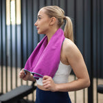 Meteor towel L 80 x 130 cm eggplant uniw towels