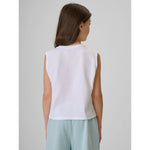 4F Girls' sleeveless T-shirt with print póló