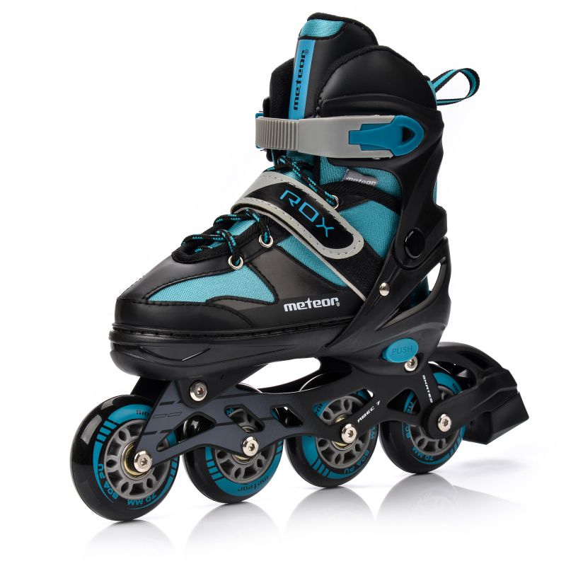 Meteor Rox skates, fekete korcsolya 22353