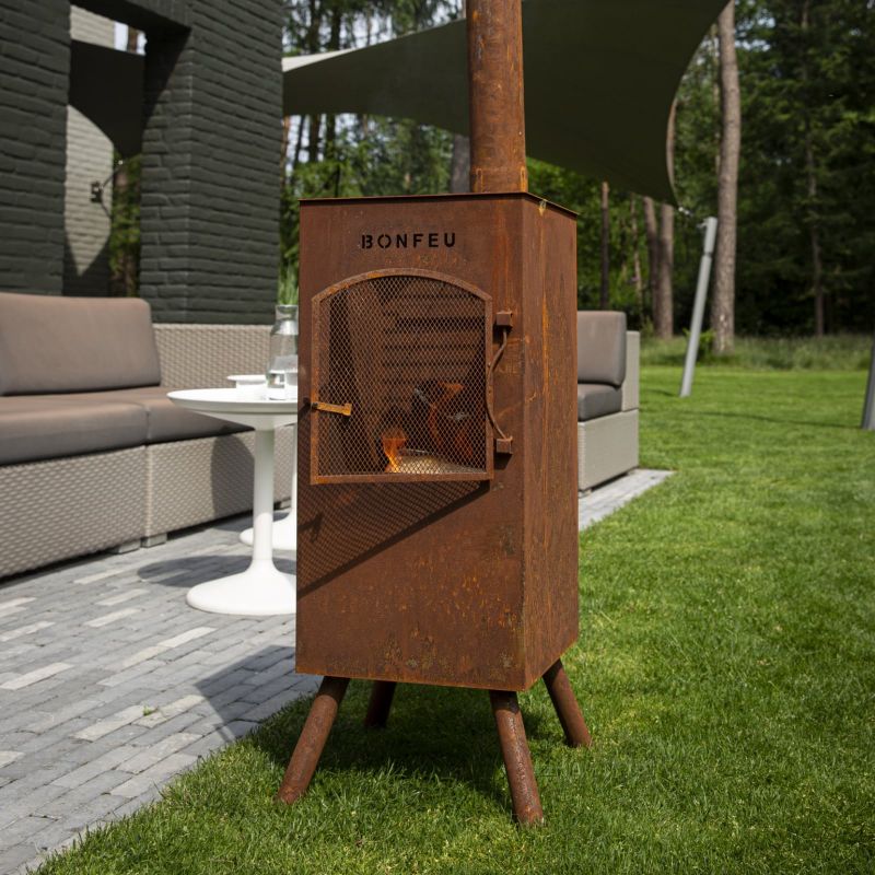 Inny BonFeu BonCarré garden fireplace rusty 3503R Egyéb