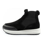 Scholl Beverly Bootie Women's Leather Ankle Boots Black fekete shoes