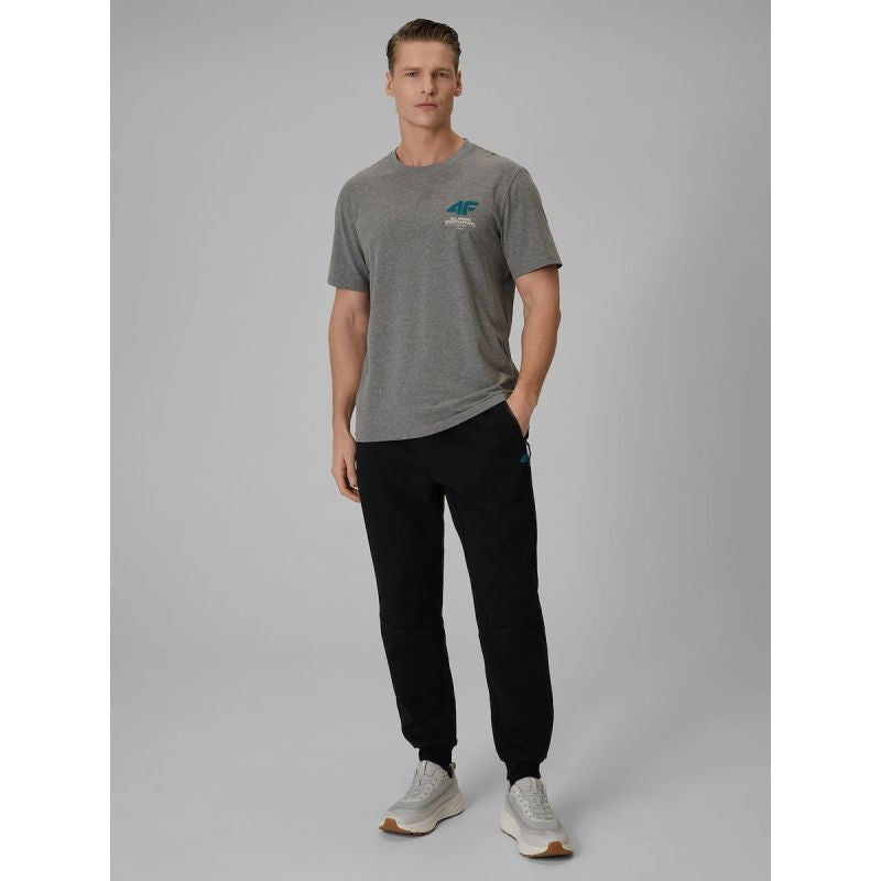 4F Men's regular plain T-shirt póló 4FRSS26TTSHM3990-24M