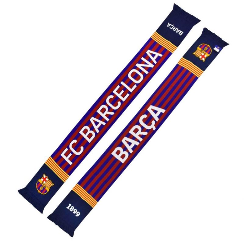 FC Barcelona Double Knitted Scarf N24 5004BUD17 wielokolorowy sál