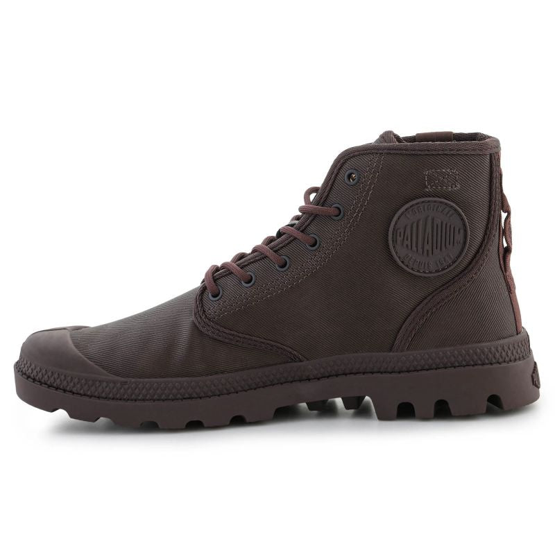 Palladium PAMPA HI COATED U 74375-249-M Dark Cocoa shoes Cipő