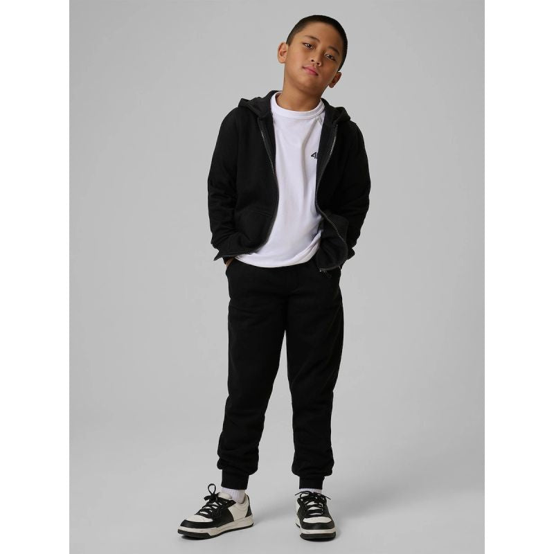 Boy's regular hooded sweatshirt 4F 4FJRMM00TSWSM2747-20S kapucnis pulóver