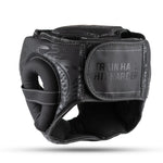 DBX Bushido "Black Dragon" Boxing Sparring Helmet | fekete fejvédő ARH-BlackDragon