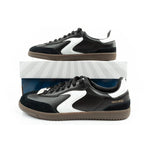 Skechers Kickoff women's sports shoes sneakers black leather Cipő