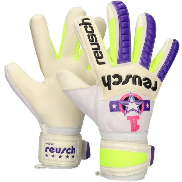 Reusch Legacy Pro Am Silver Goalkeeper Gloves M 54 70 205 1055 Kesztyű