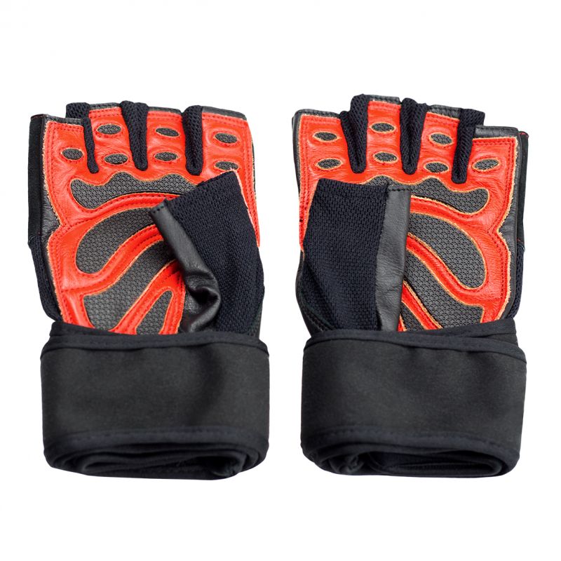HMS Black/Red RST01 Gym Gloves Size fekete kapuskesztyű 17-63-208