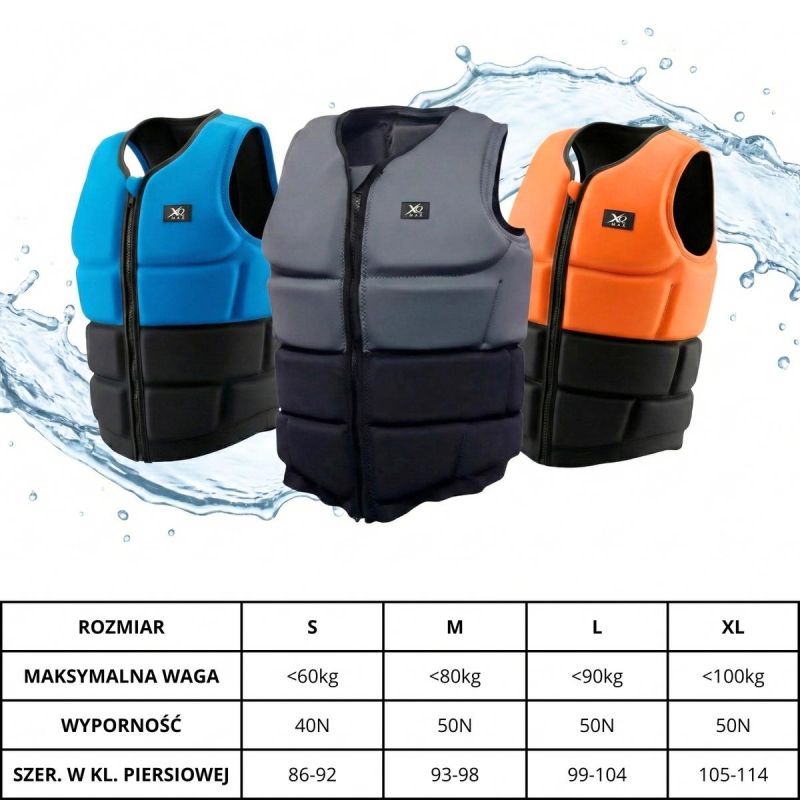 XQMAX Sup Neoprene Flying Vest S.Xl fekete leggings GSP-7084910