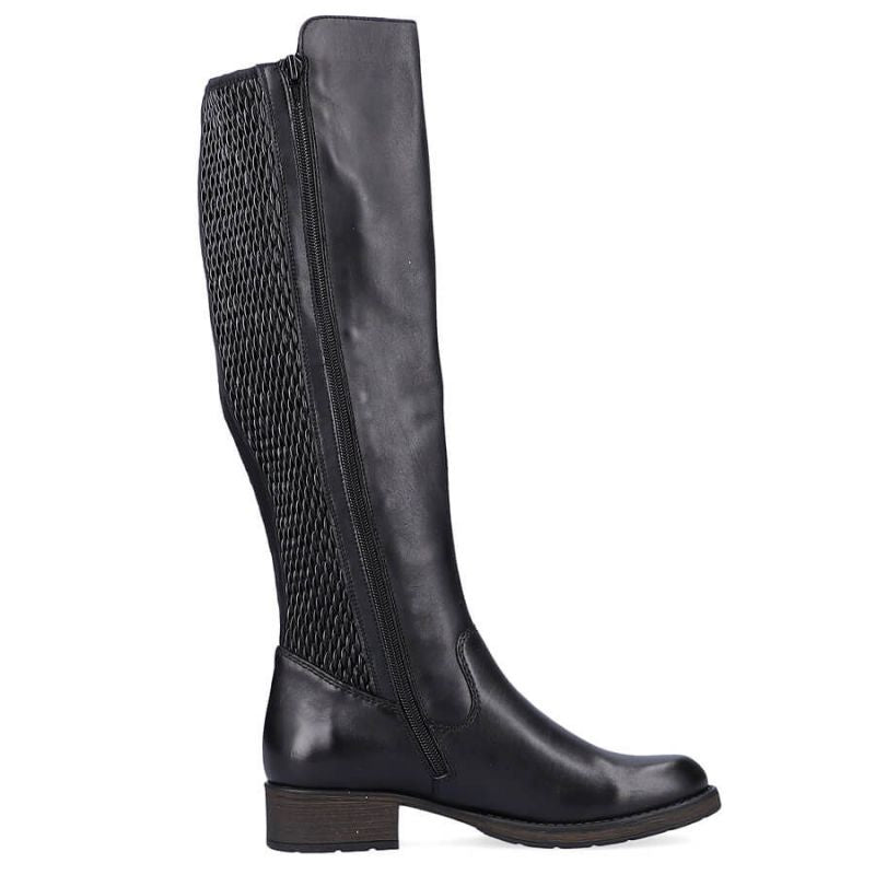 Inny Rieker W Z9591-00 black leather boots Túracipő