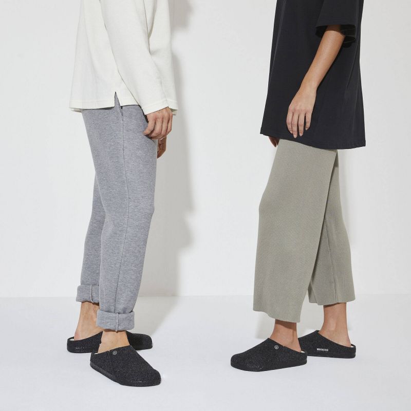 Birkenstock Zermatt Anthracite wool felt insulated slippers for women/men, regular size wide (1015090) Kiegészítő