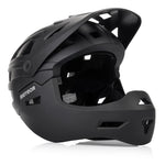 Meteor Hydra S full-face bicycle helmet 51-55 cm black fekete sisak 17894