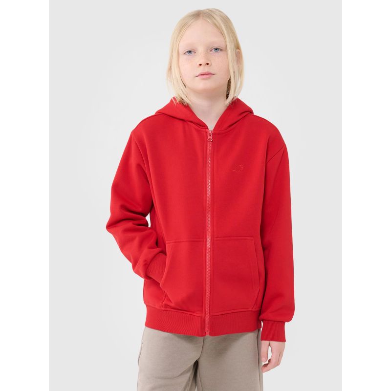 4f Boys' sweatshirt with a hood, zip-up, 4FJWSS25TSWSM1851-62S General
