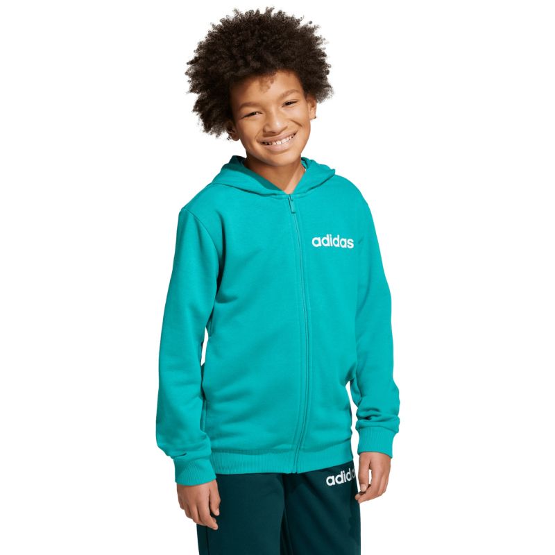 Adidas Essentials green kids tracksuit JN2427 128 cm melegítő