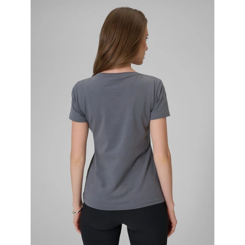 4F Women's slim plain T-shirt póló