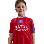 Nike PSG Stadium 2025/26 Kids' Football Red piros gyerek póló HM4126680