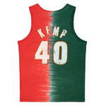 Mitchell & Ness NBA Seattle Supersonics Shawn Kemp Tie Dye Cotton Tank - TTNK3206-SSUYYSKEGNRD atléta