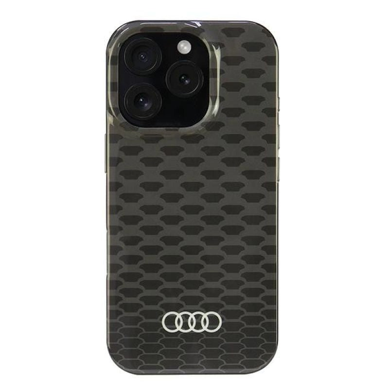 Audi IML Stitching Pattern MagSafe iPhone 16 Pro 6.3" /black hardcase AU-IMLMIP16P-Q5/D3-BK fekete cases