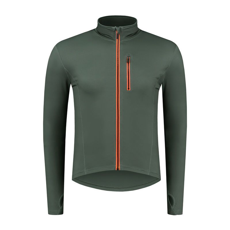 Rogelli JAKE running sweatshirt green zöld pulóver