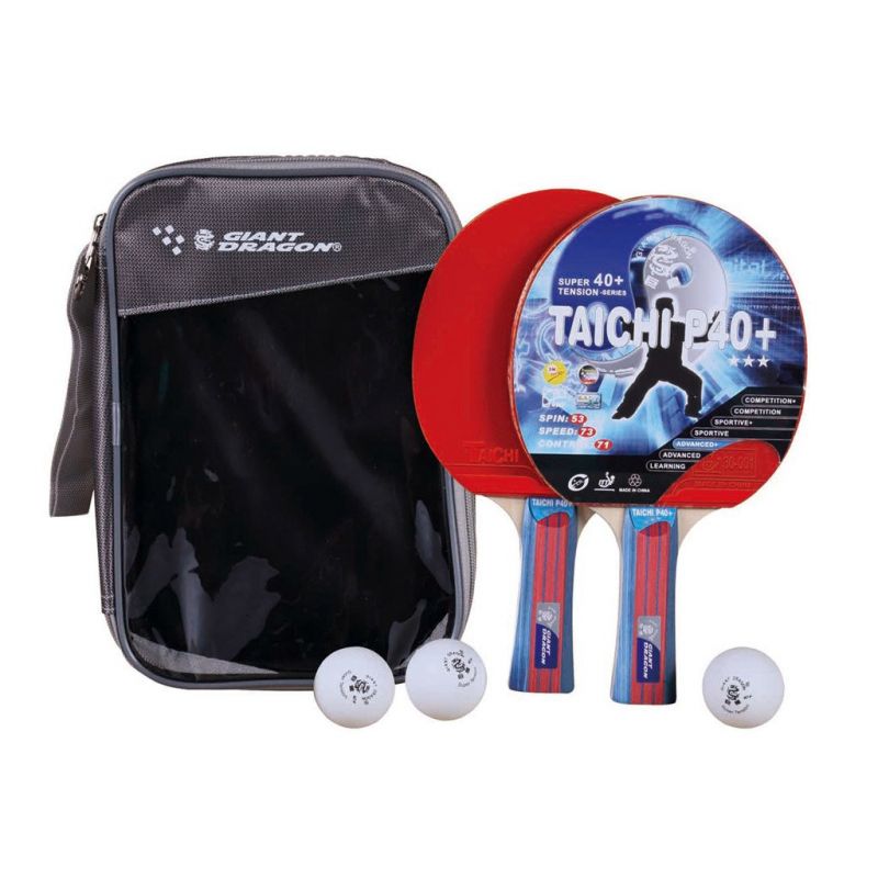 Inny Set of 2 rackets + 3 balls + cover Taichi P40+ Giant Dragon RST12305P40+ HS-TNK-000009829 Labda