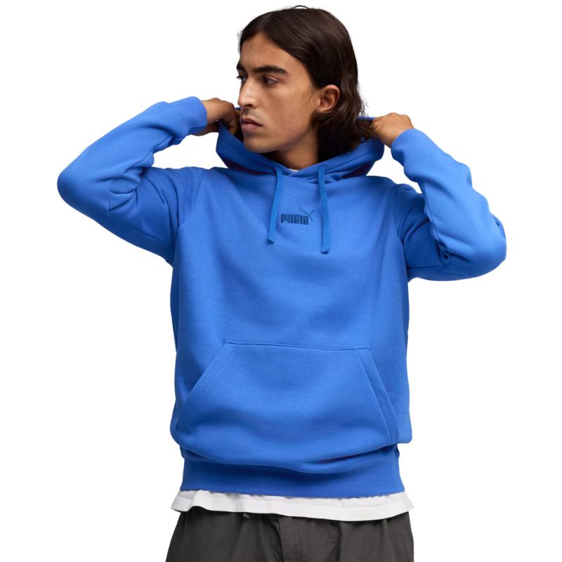 Puma ESS No. 1 Logo Centered Hoodie Men's 692914 kék kapucnis pulóver