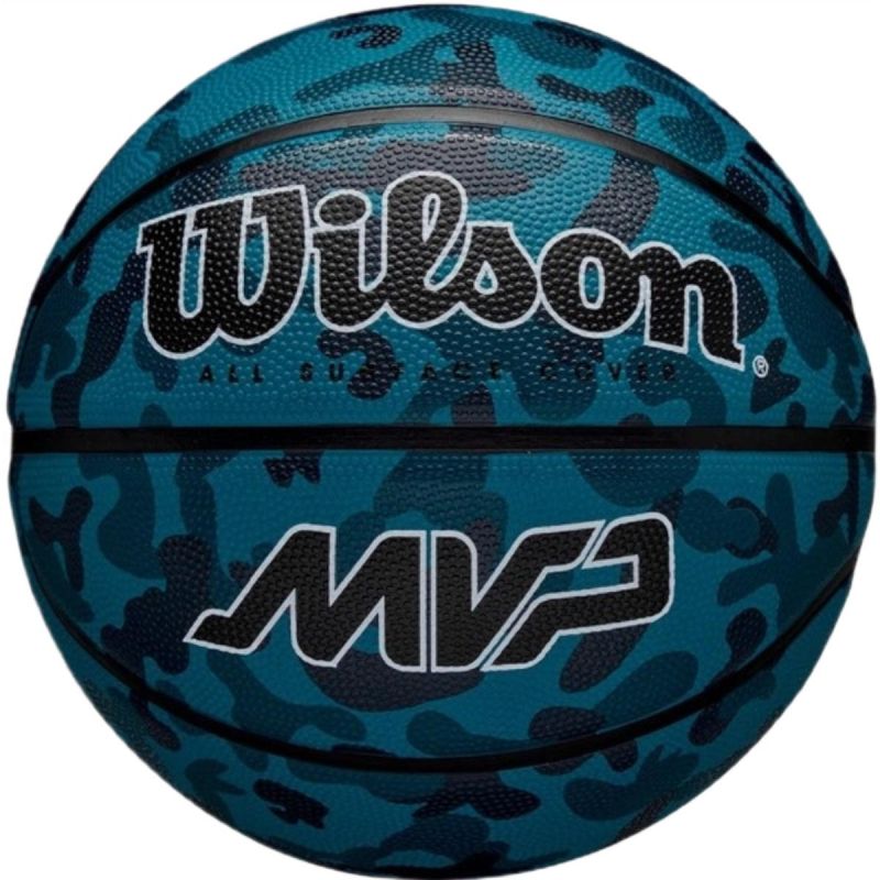 Wilson Mvp Camo Bskt Blue Size 7 Basketball kék kosárlabda