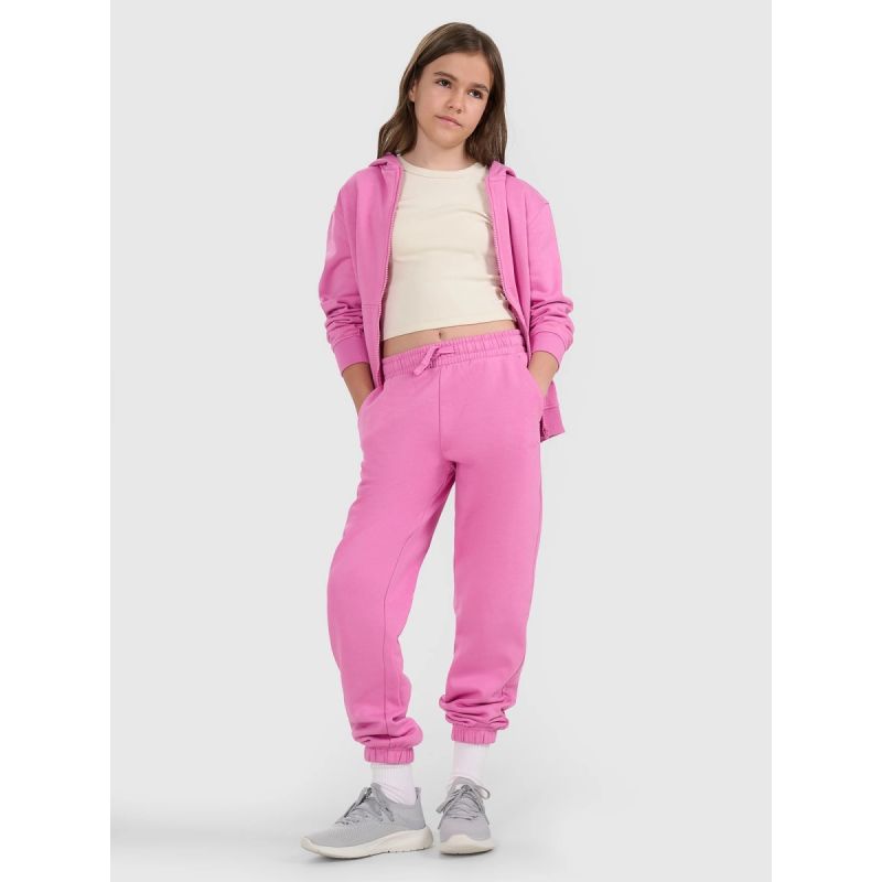 Girls' jogger sweatpants 4F 4FJRAW25TTROF1616-54S nadrág