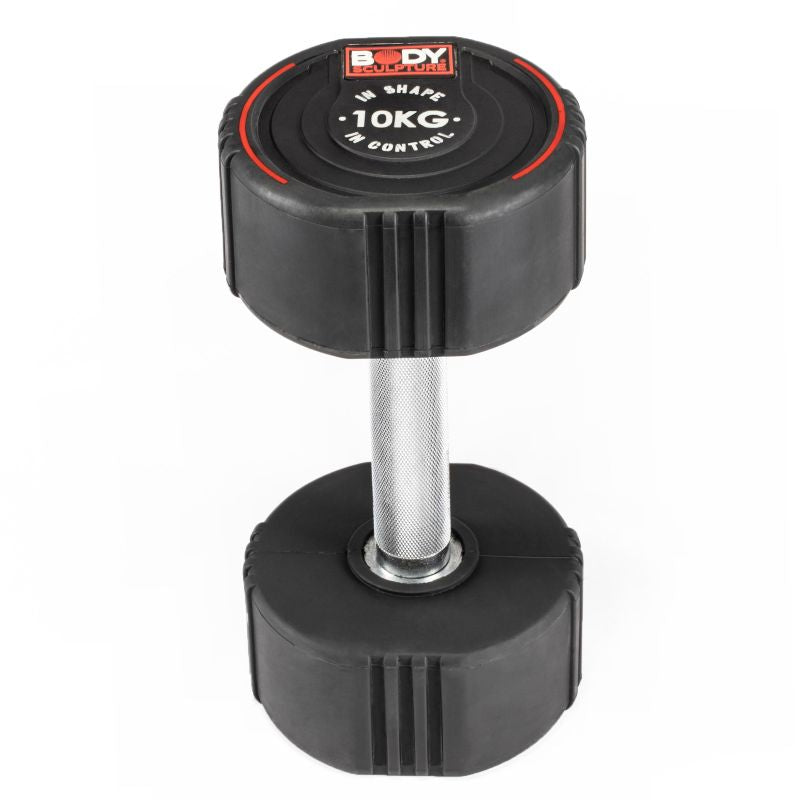 Body Sculpture TPU dumbbell BW 133 10 KG fekete edzőfelszerelés BW13310KG