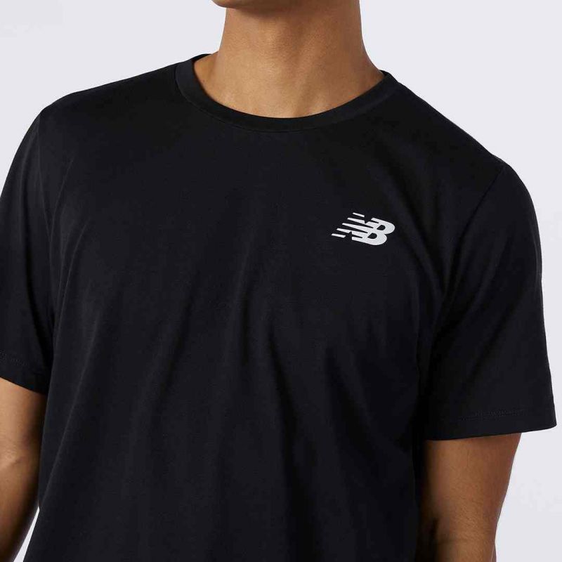 New Balance Hearthertech Tee BK M MT11070BK póló
