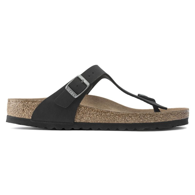 Birkenstock Gizeh Birko-Flor Women's Narrow Black Flip-Flops for Narrow Feet Vegan Black (1020487) general